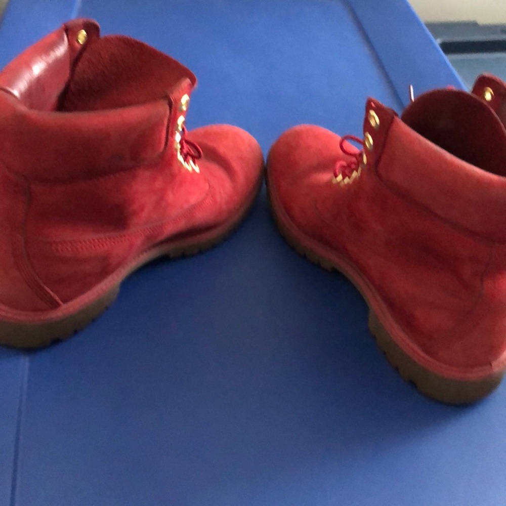 Limited edition Red Timberlands - Picture 5 of 5